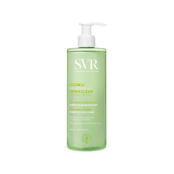 SVR Sebiaclear Gel Cleanser Purifying Soap-Free Wash 400ml