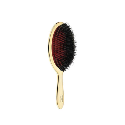 Janeke Gold Cushion Hairbrush with Nylon Bristles