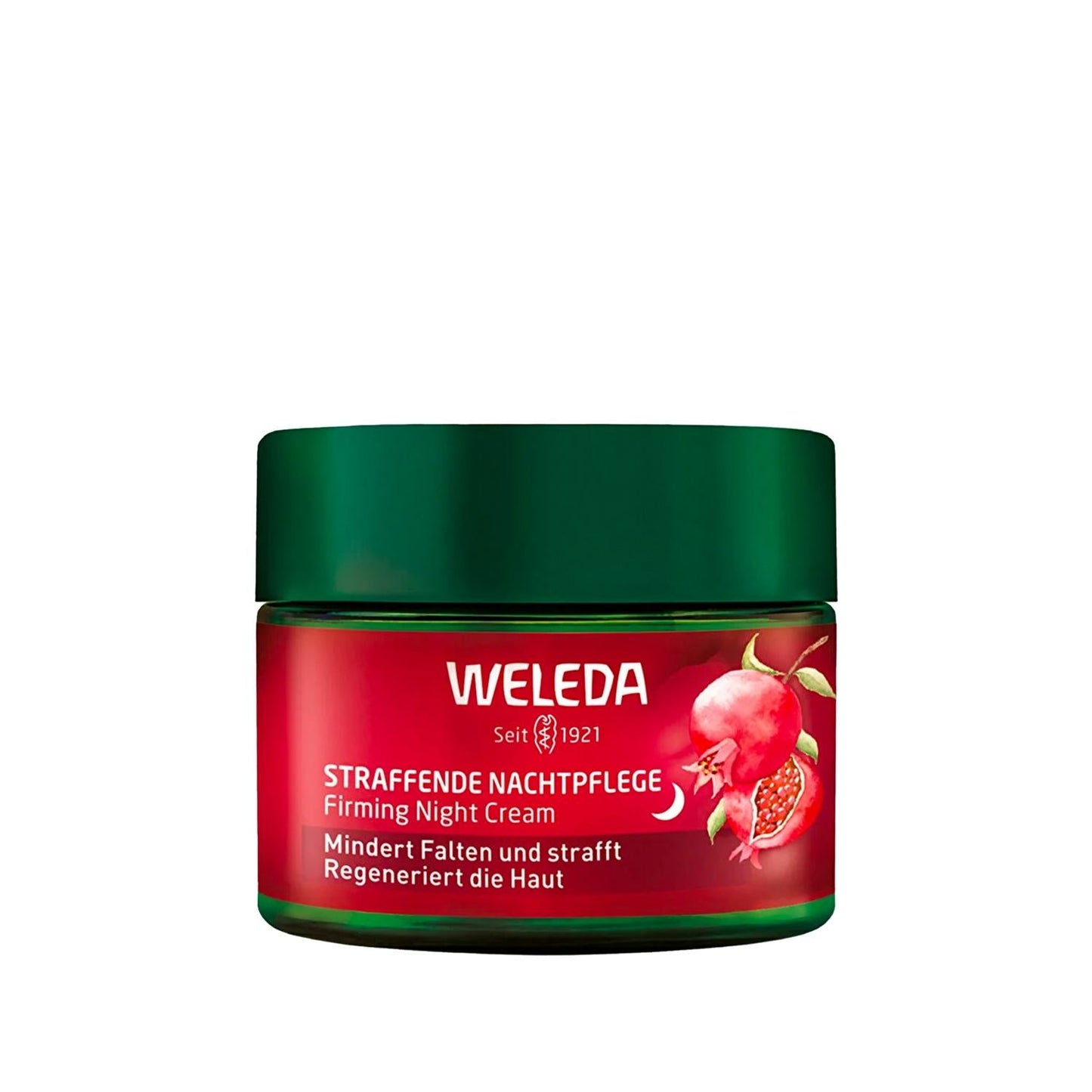 Weleda Pomegranate Extract Night Cream - Natural Moisturizing & Tightening for Anti-Aging, Organic Skincare, 40ml