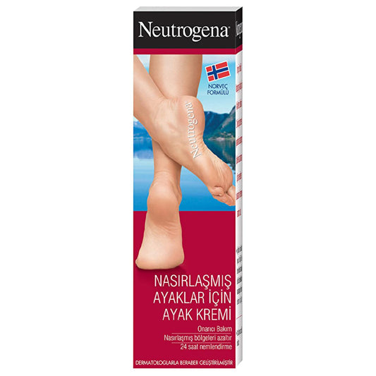 Neutrogena Foot Cream for Calloused Feet - Urea-Based Moisturizing Cream for Dry Skin Relief - 1.69 fl oz