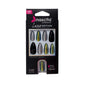 Nascita Luxe Edition Almond Silver Press-On Nails S281, 24 Pieces