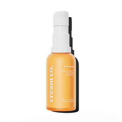 Cream Co. SOS Serum for Skin Care - Natural Hypoallergenic Skincare with Salicylic Acid & Aloe Vera