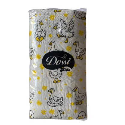 Dossi Duck Patterned Napkins for Table Decor 50-Pack