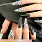 Extra Long Coffin Press on Nails
