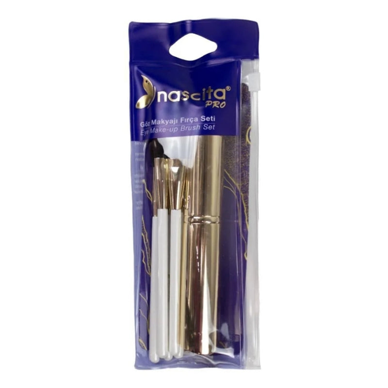 Nascita 5-Piece Travel Makeup Brush Set S143 for Eye & Face