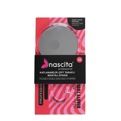 Nascita Folding Double-Sided Makeup Mirror for Travel