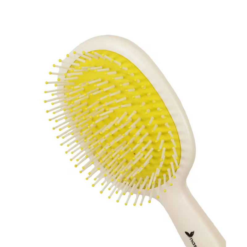 Nascita Pro Kids Duck Hair Brush with Cleaning Tool Yellow