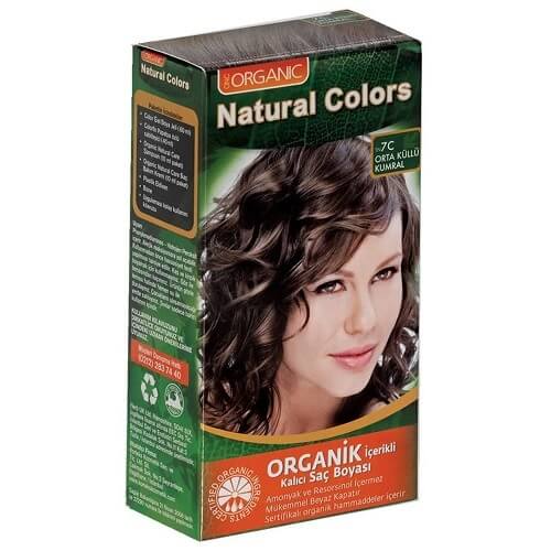Natural Colors 7C Medium Ash Blonde Organic Hair Dye