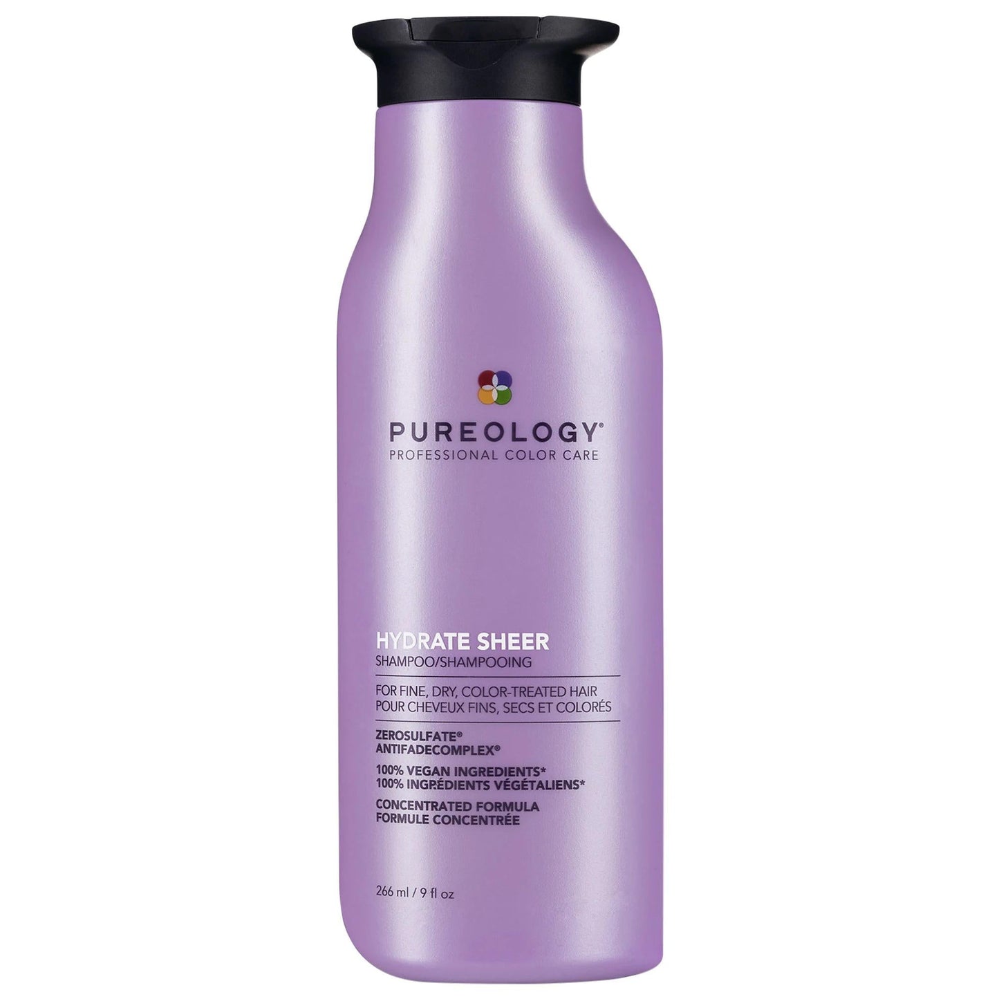 Hydrate Sheer - Sulfate-Free Shampoo for Fine Hair, Color-Safe & Vegan, 8.45 fl oz