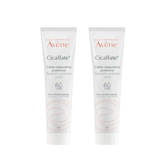 Avene Cicalfate: Advanced Skin Repair Cream - Soothing Relief for Damaged, Irritated & Sensitive Skin (Pack of 2)