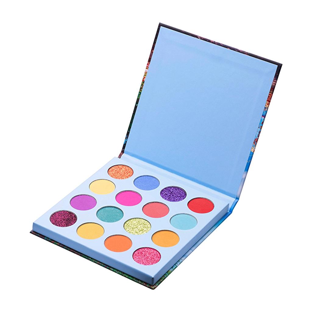 Beaulis Fun Magical Fair 16-Color Eyeshadow Palette 712 Rainbow