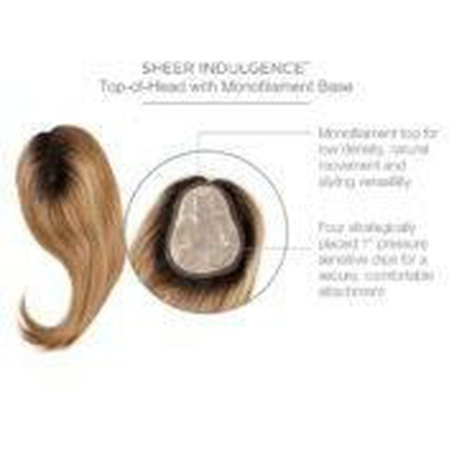 Raquel Welch Go All Out 16" Top Piece Hair Topper Hairpiece - Choose Color