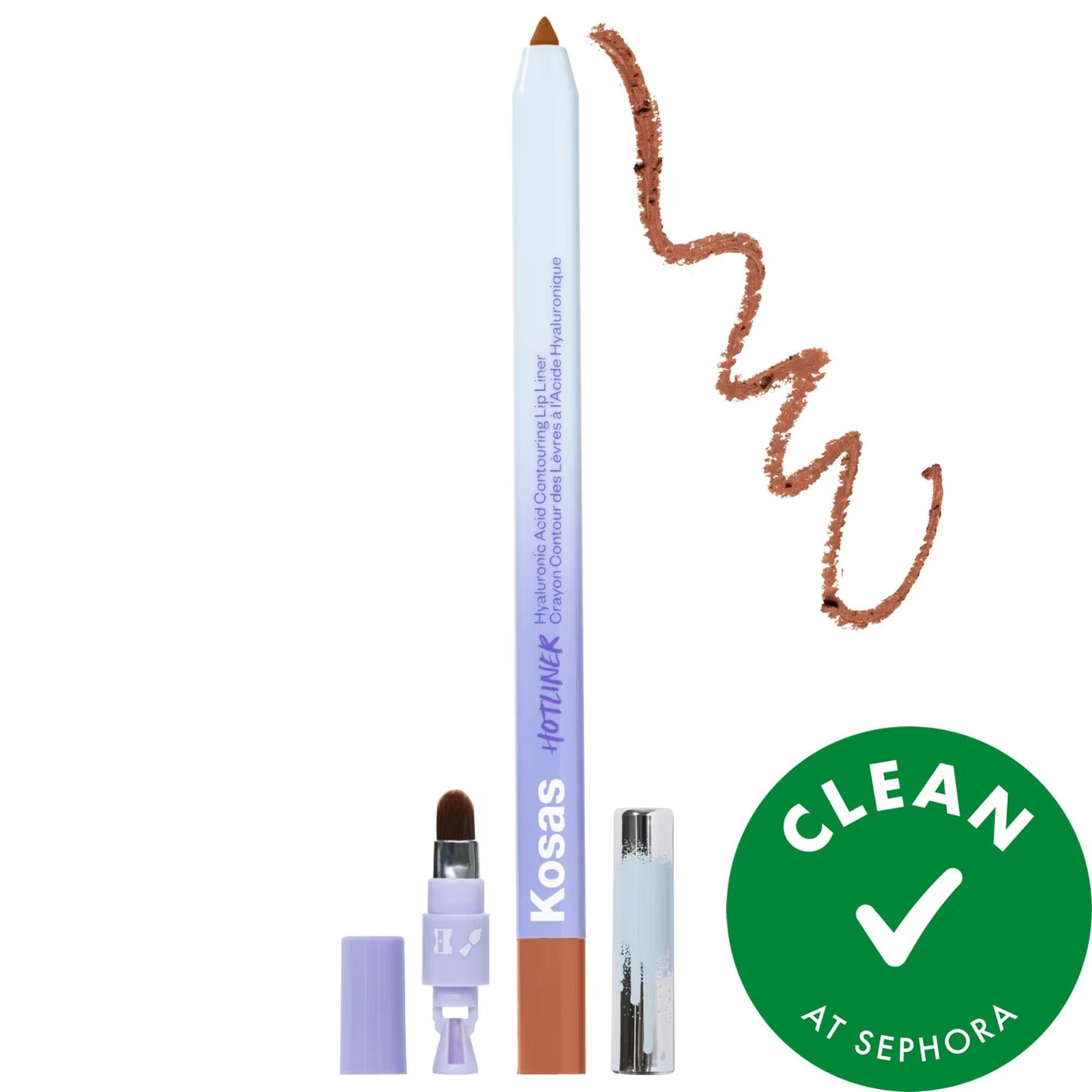 Hotliner Hyaluronic Acid Contouring Lip Liner - Hydrating, Long-Wearing, Plumping Lip Care for Clean Beauty Enthusiasts