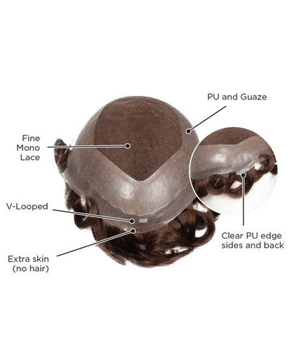HairUWear No Limit Toupee Hairpiece, New With Tags