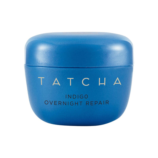 Indigo Overnight Repair: Redness Reducing Facial Cream for Sensitive Skin | Fragrance-Free, Eczema Relief & Skin Barrier Repair