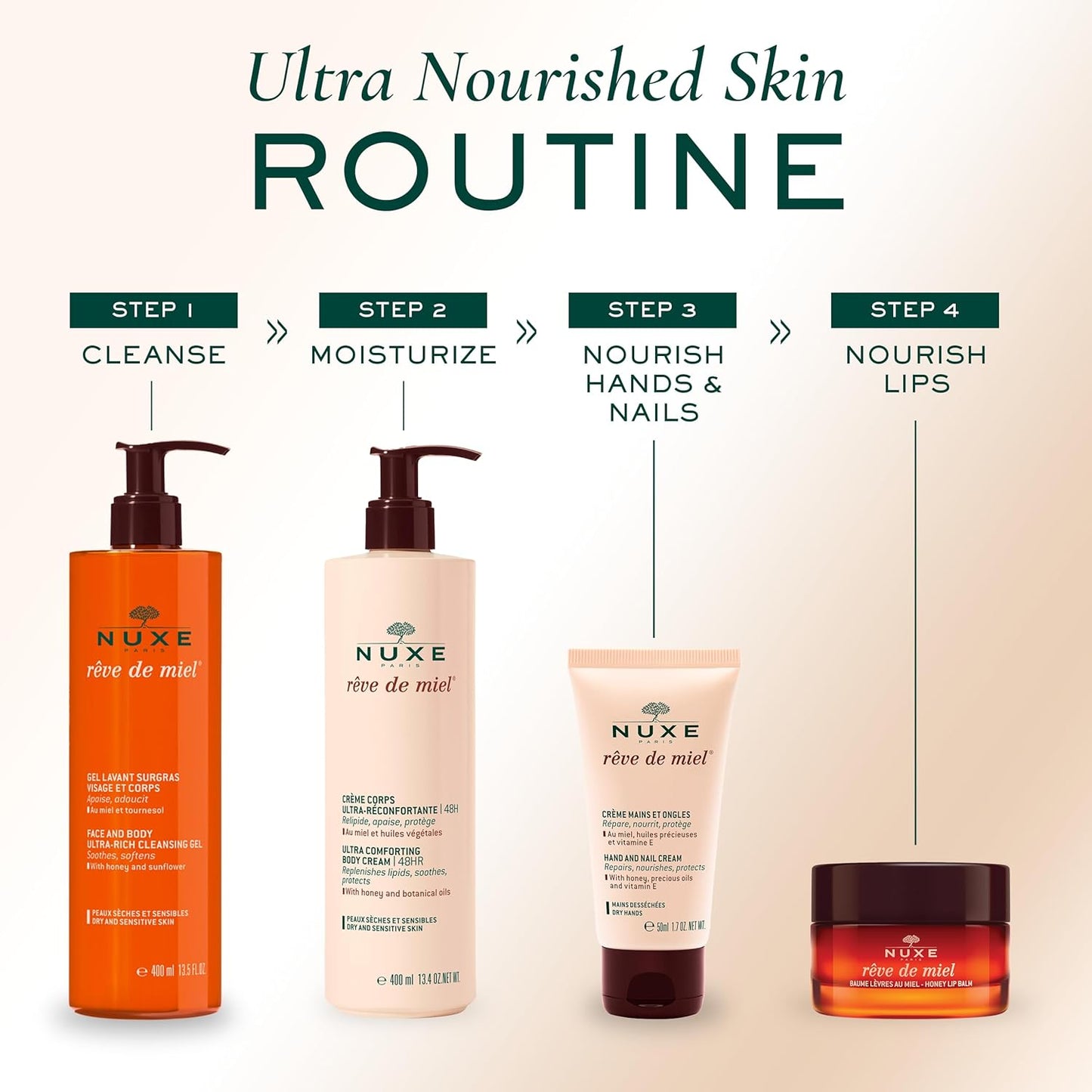 NUXE Honey and Shea Butter Nourishing Hand Cream