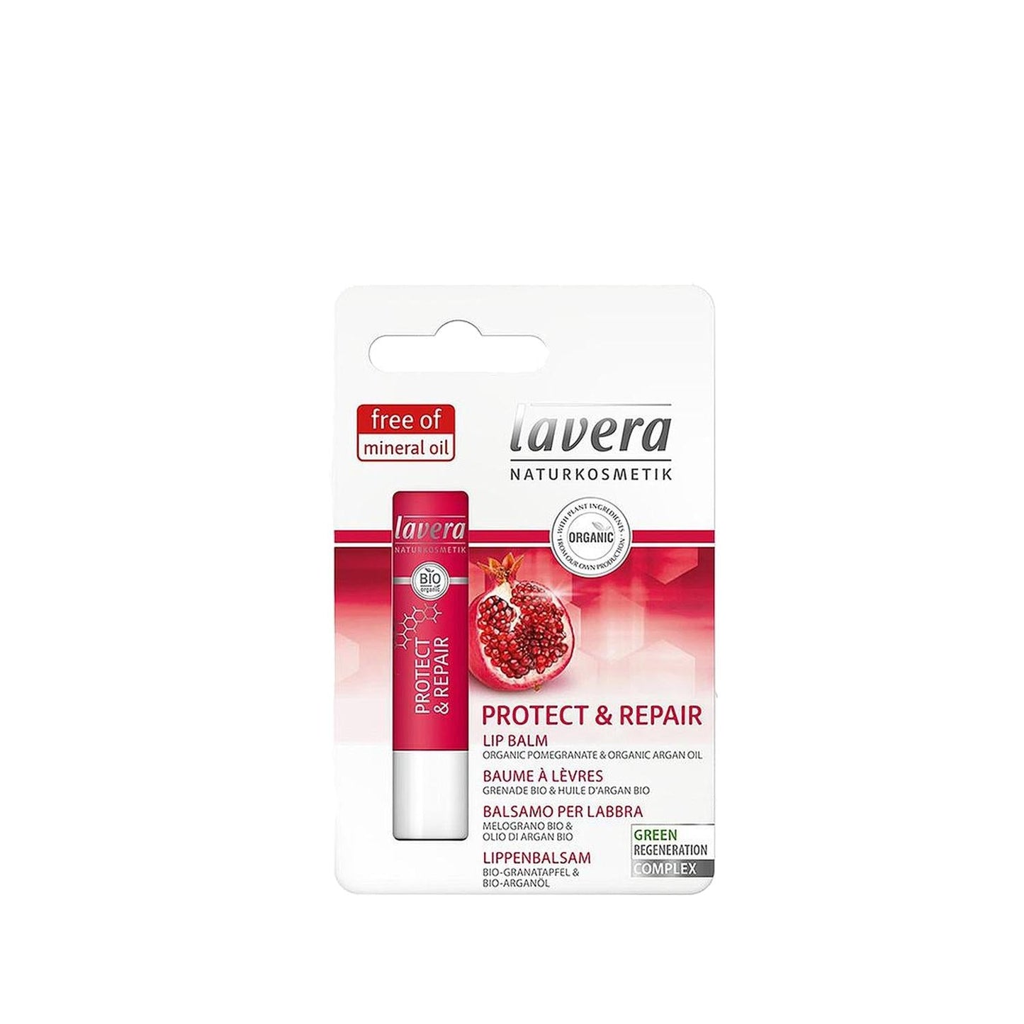 Lavera Lip Balm: Natural Lip Repair for Dry, Chapped Lips | Intensive Moisturizing & Protection