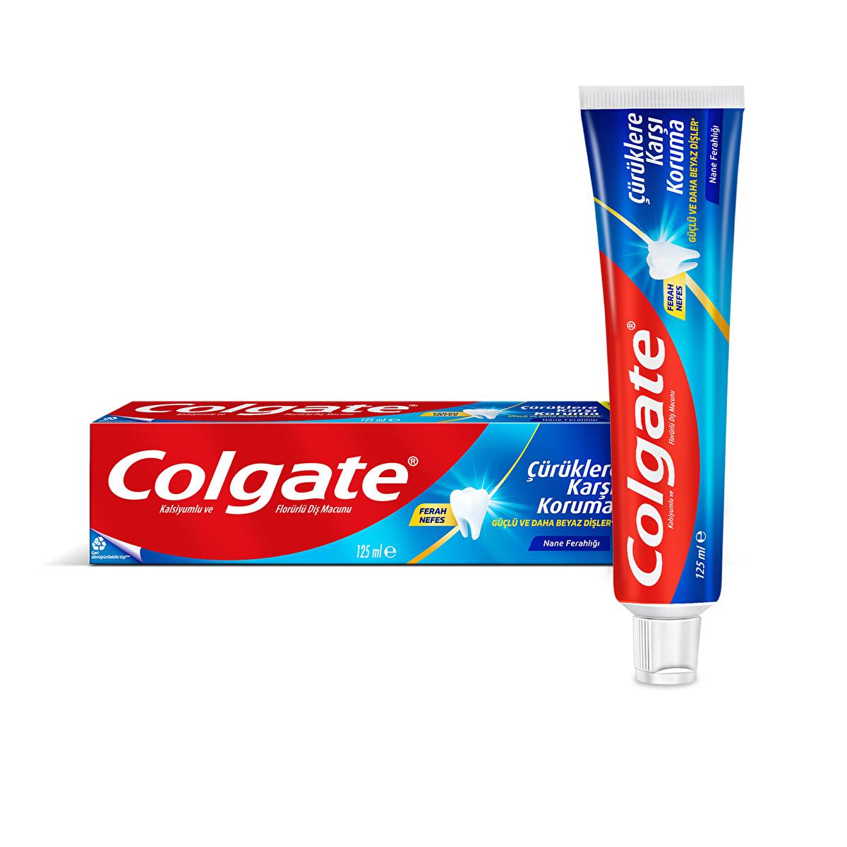 Colgate Cavity Protection Toothpaste - Fluoride Enriched, Mint Flavor, 125ml - Dental Hygiene & Oral Care