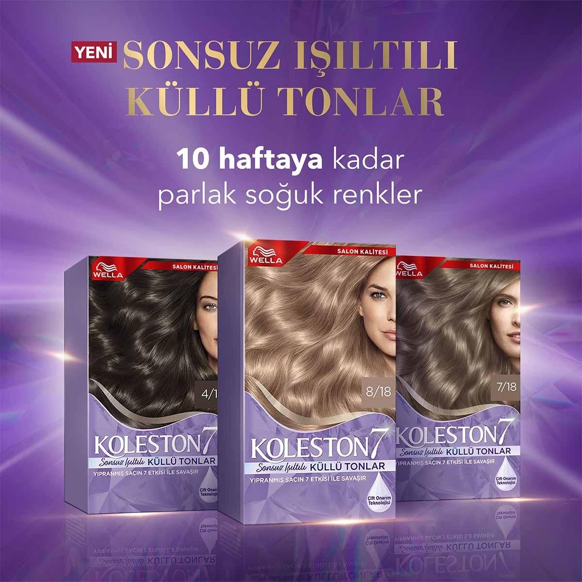 Wella Koleston Supreme Ash Blonde Hair Dye: Permanent Color, 100% Gray Coverage, Plus Revitalizing Oil Treatments
