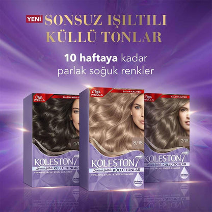 Wella Koleston Supreme Ash Blonde Hair Dye: Permanent Color, 100% Gray Coverage, Plus Revitalizing Oil Treatments