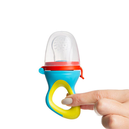 Babyjem Silicone Baby Fruit and Vegetable Teether - Safe Self-Feeding & Teething Relief for Infants 4+ Months