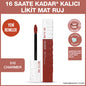 Maybelline Super Stay Matte Ink: Long Lasting Liquid Lipstick - Transfer-Proof, Smudge-Proof, Non-Drying Matte Finish - Charmer Shade