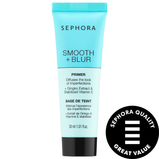 Smooth + Blur Primer - Vegan Makeup Primer for Natural Look, Silky Texture, Paraben-Free