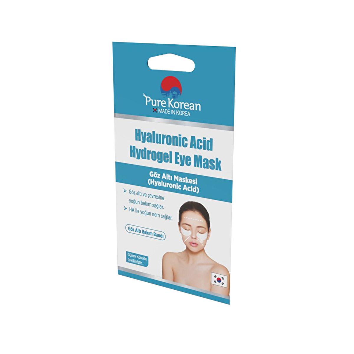 Pure Korean Hyaluronic Acid Eye Mask for Intensive Hydration and Under Eye Care