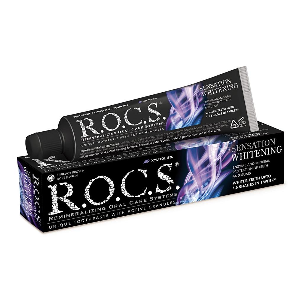 Rocs Sensation White Toothpaste for Surface Stain Removal 60 ml