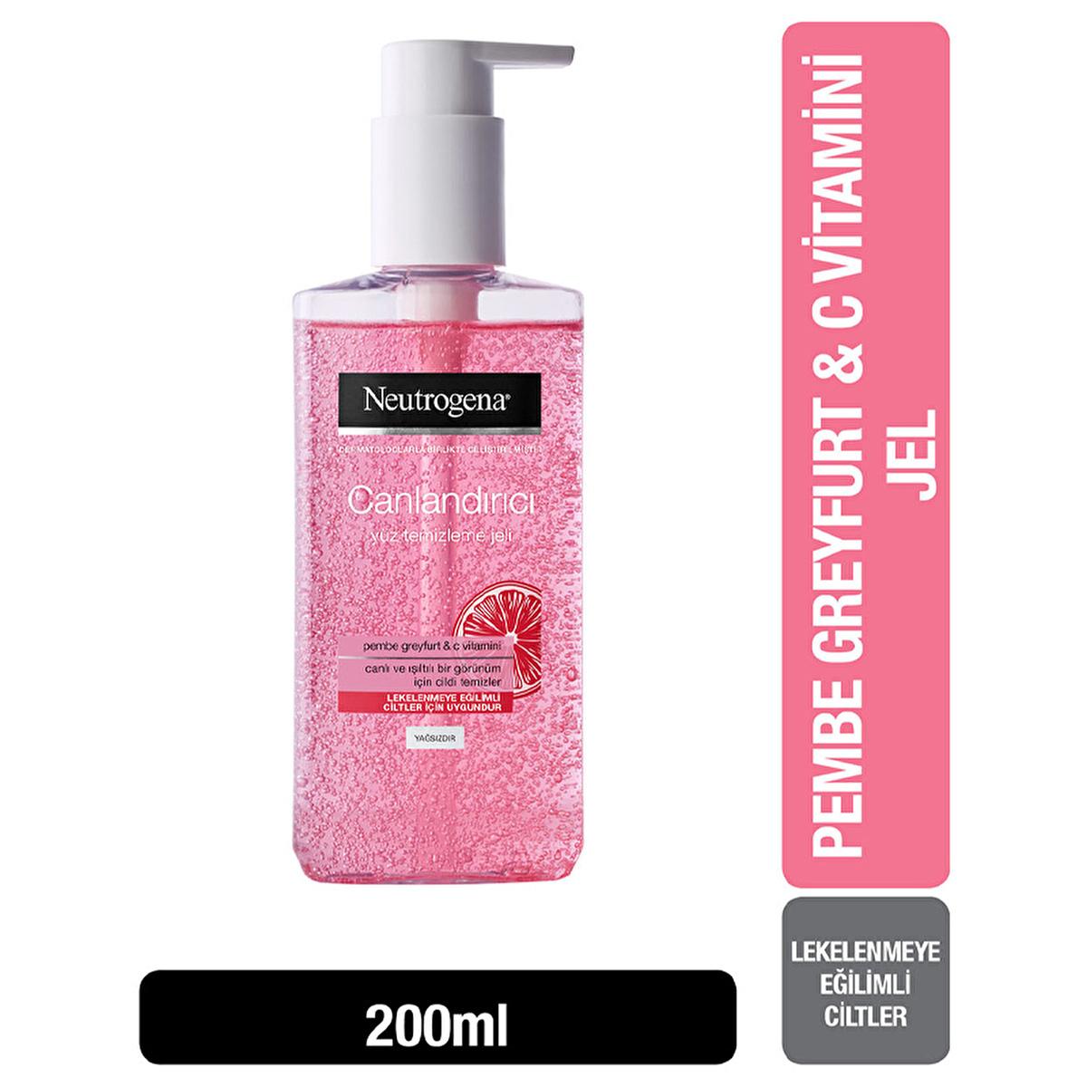 Neutrogena Facial Cleansing Gel - Acne Face Wash with MicroClear Technology - Deep Pore Cleanser for Oily and Acne-Prone Skin, Gentle Exfoliating & Oil-Free