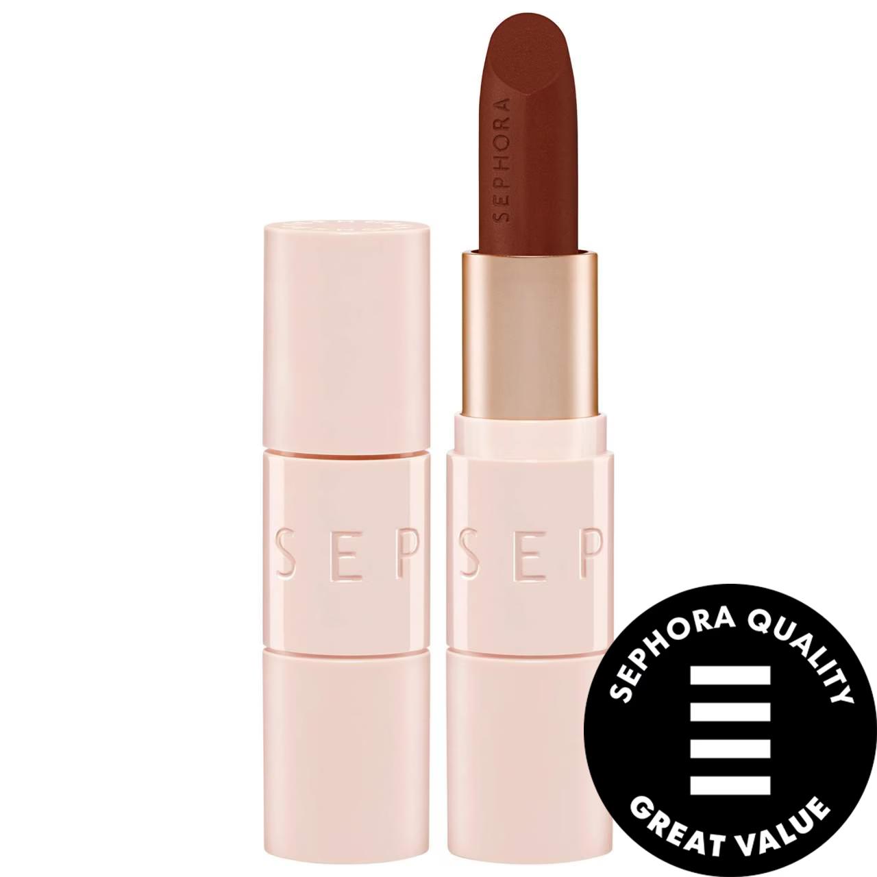 Glossier Matte Velvet Lipstick - Vegan, Long-Lasting Lip Color with Hyaluronic Acid