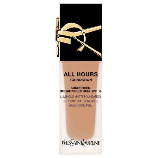 All Hours 24H Longwear Liquid Foundation with Hyaluronic Acid & SPF 30 - Luminous Matte Finish, Waterproof & Transfer Proof