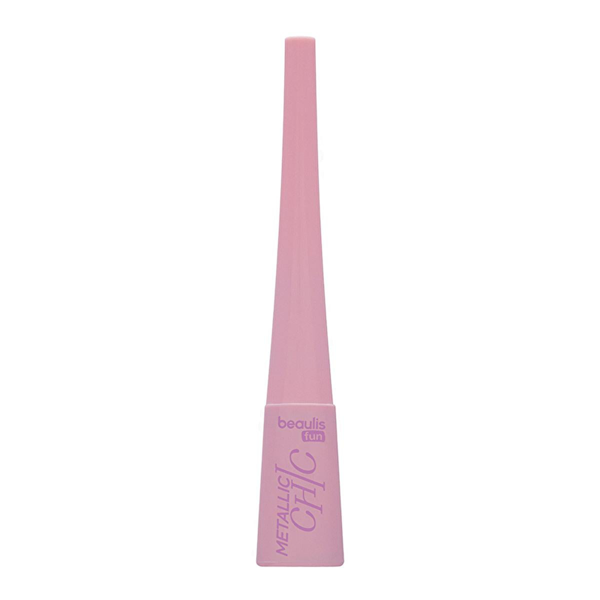 Beaulis Metallic Eyeliner - Beaulis Fun Metalik Dipliner 605 Pink Sparkle, Liquid Eyeliner for Glamorous Eye Makeup