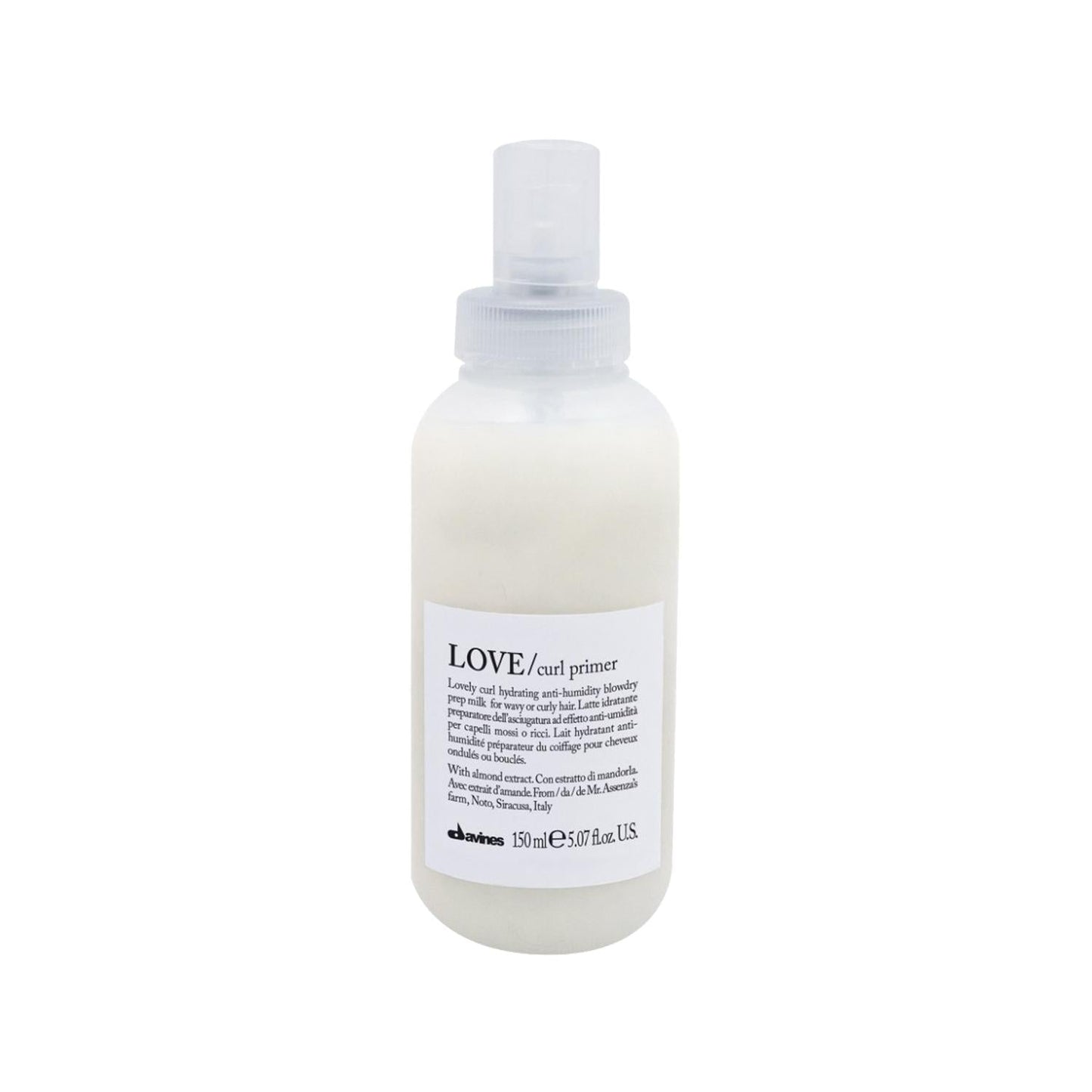Davines Love Curl Primer - Nourishing Hair Care for Curly & Wavy Hair, 5.07 fl oz