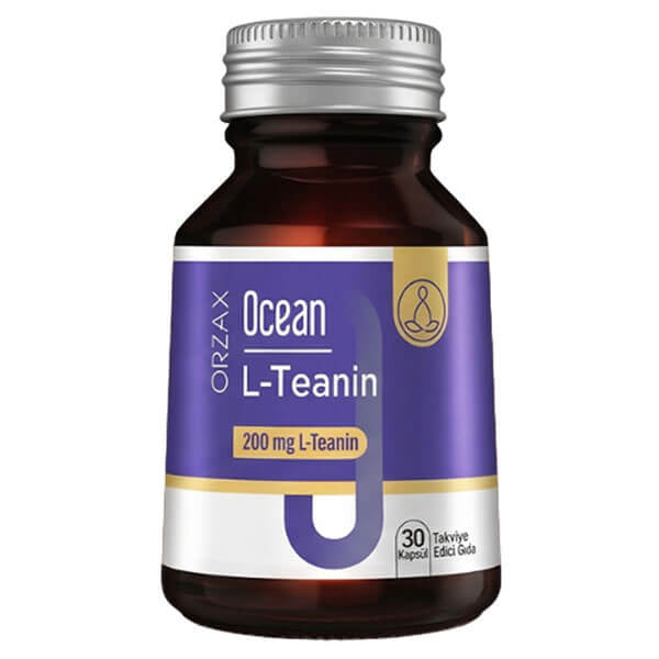 Orzax Ocean L-Theanine 200 mg Dietary Supplement 30 Capsules
