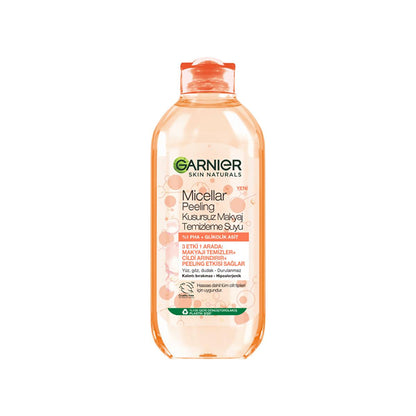 Garnier Micellar Cleansing Water - 3-in-1 Makeup Removal & Gentle Exfoliation for Smoother Skin