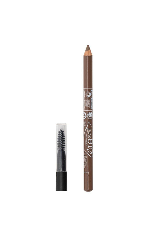 Purobio Eyebrow Pencil - Paraben-Free, Precise Application for Natural Brows