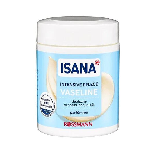 Isana Vazelin Yoğun Bakım Moisturizing Body Care - Vegan, Fragrance-Free, Dermatologically Tested