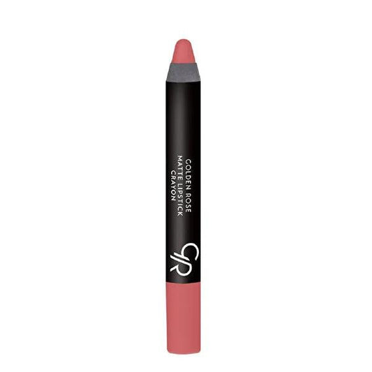 Golden Rose Matte Lipstick Crayon - Moisturizing, Paraben-Free Lip Color
