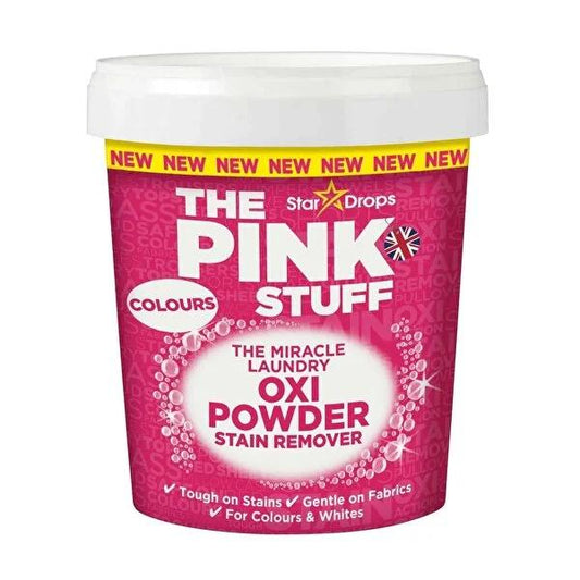 The Pink Stuff Oxi Laundry Stain Remover for Colors: Powerful Stain Removal, Vibrant Colors, Fresh Scent