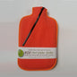 Hugo Frosch ECO Hot Water Bottle - Soft Cover, Eco-Friendly, Menstrual Cramp Relief, Warmth Relief, Orange