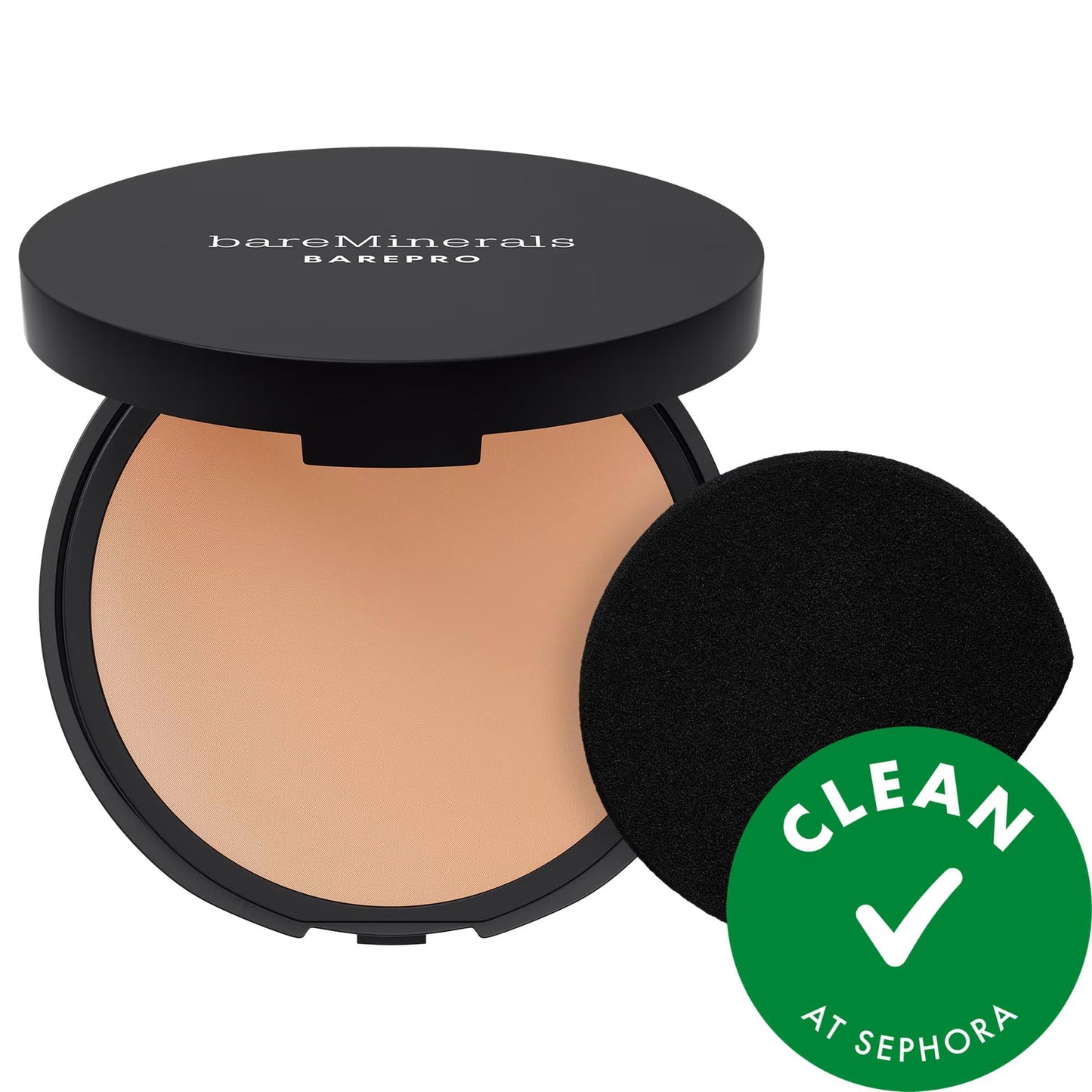 BAREPRO 24HR Talc-Free Pressed Powder Foundation - Long Lasting, Natural, Vegan Makeup with Matte Finish