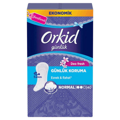 Orkid Deofresh Normal Daily Pantyliners for Freshness 40 Count