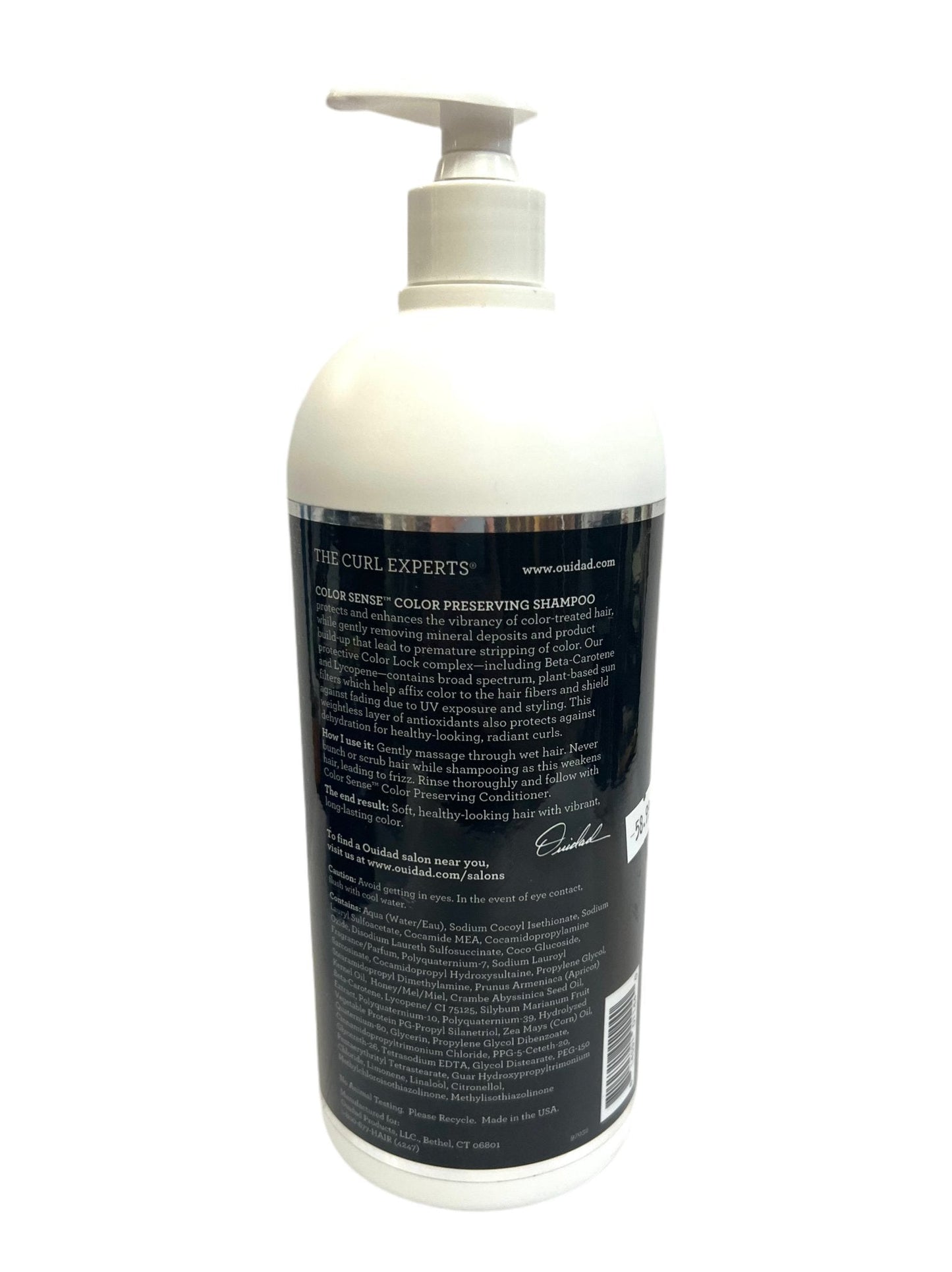 Ouidad Color Sense Color Preserving Shampoo, 33.8 oz - Choose Option