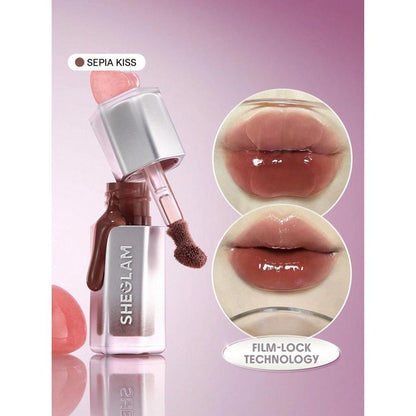 Sheglam Glass Lock Air Gloss Lip Gloss in Sepia Kiss