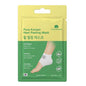 Pure Korean Foot Peel Mask: Exfoliate Dry, Cracked Heels for Soft, Smooth Feet - Papaya & Lemon Infused Treatment