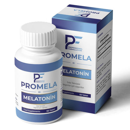 PF ProMela Melatonin Supplement 3mg - 60 Tablets for Sleep Regulation and Support