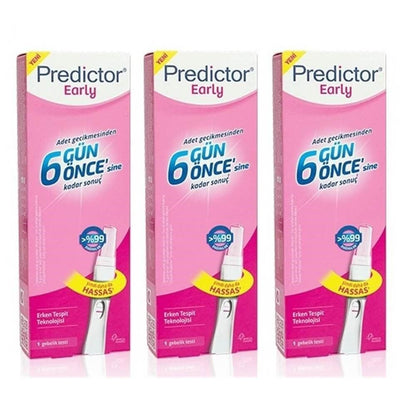 Predictor Early Pregnancy Test Kit 3-Pack