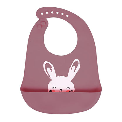 Sevi Bebe Silicone Baby Bib - Waterproof, Adjustable, and Easy to Clean for Mess-Free Mealtime