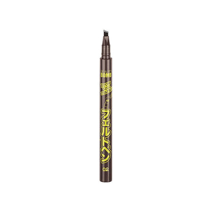 Beauty Bomb Microblade Effect Eyebrow Pencil 02 - Medium Brown